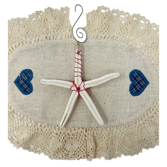 Wire Wrapped Pencil Starfish Christmas Ornament or Suncatcher - Picture 4 of 4